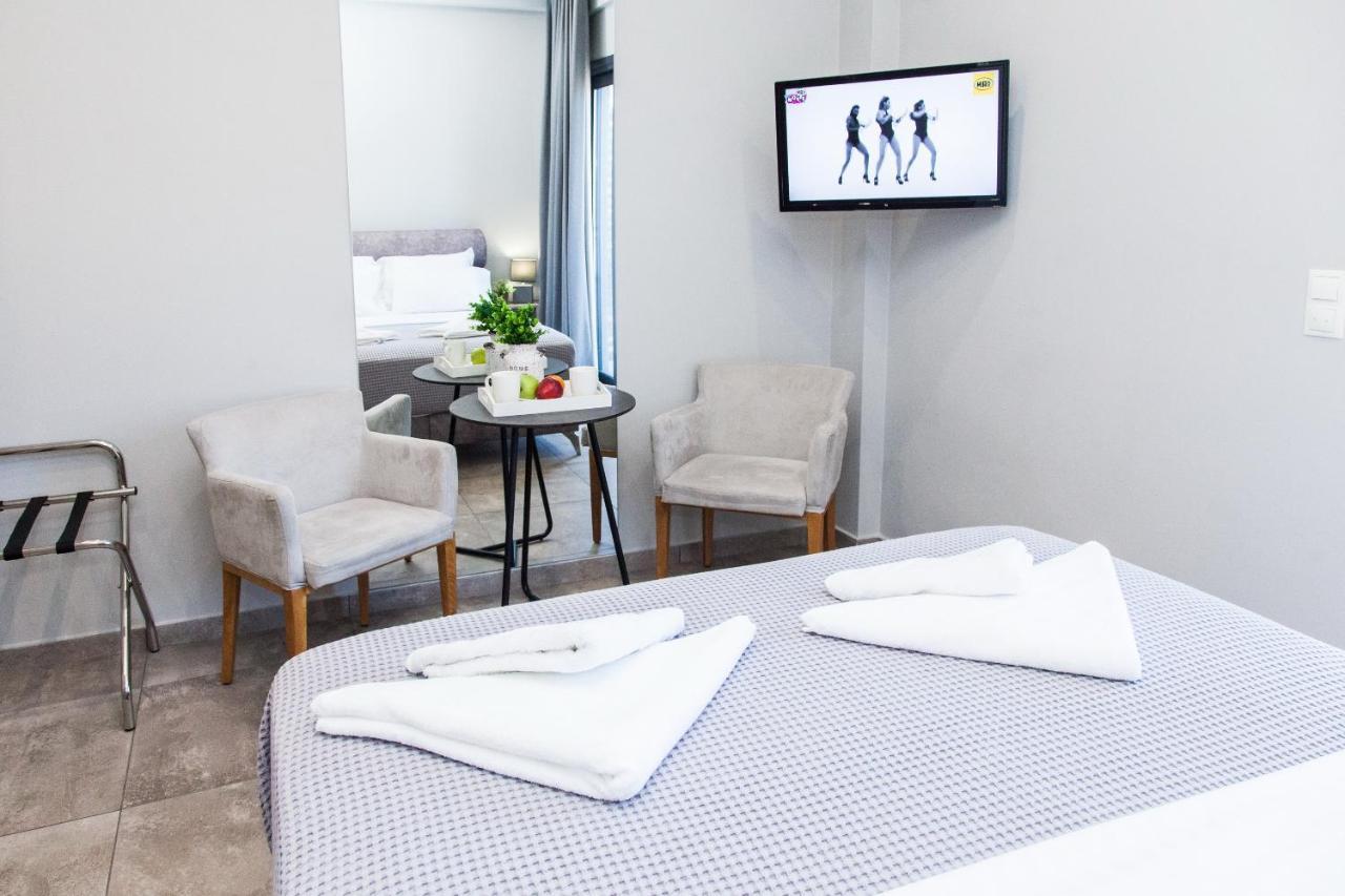 דירות אתונה A Spacious Brand New Studio Ideal For 2 A מראה חיצוני תמונה